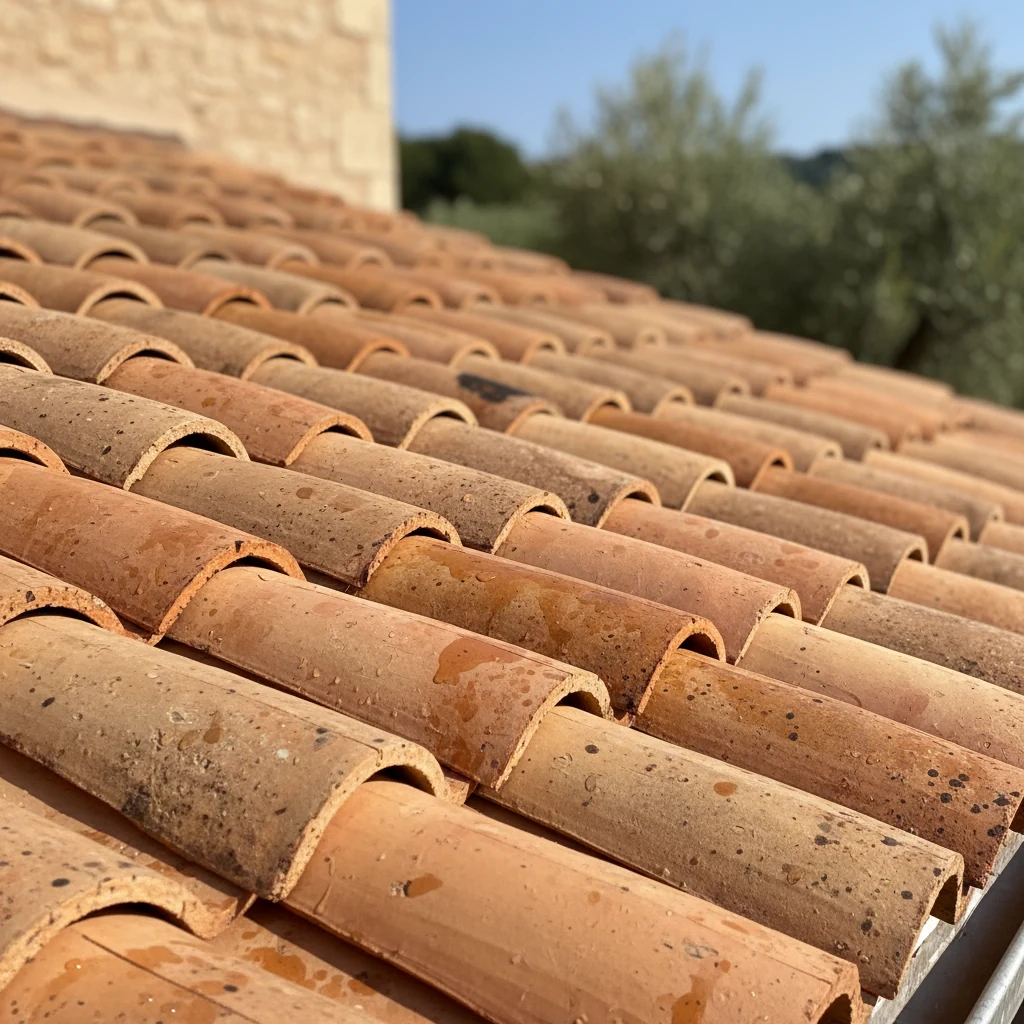 Démoussage Toiture Nîmes — résultat professionnel